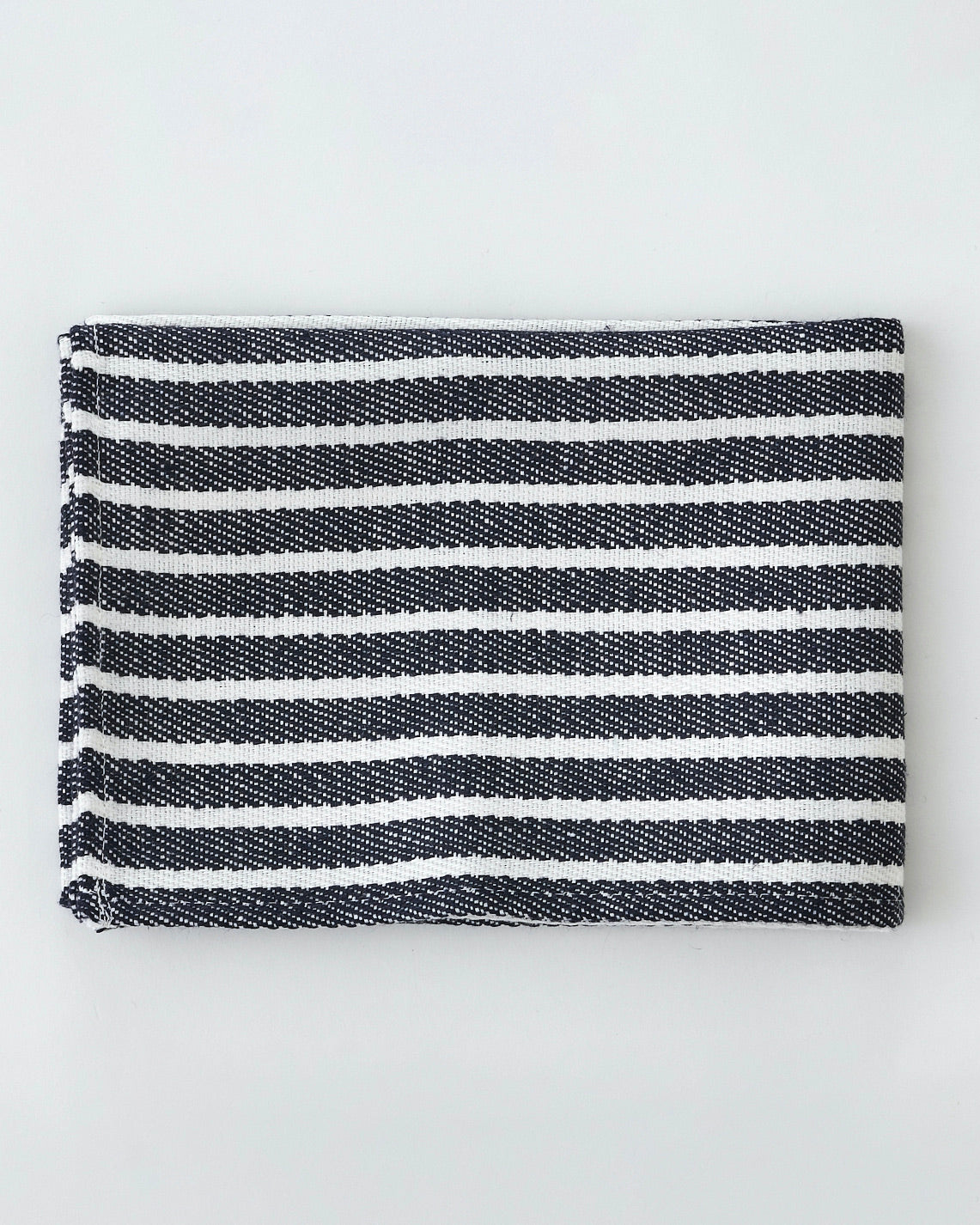 Thick Linen Border Kitchen Cloth | White with Dark Edge Multi-Purpose Towel