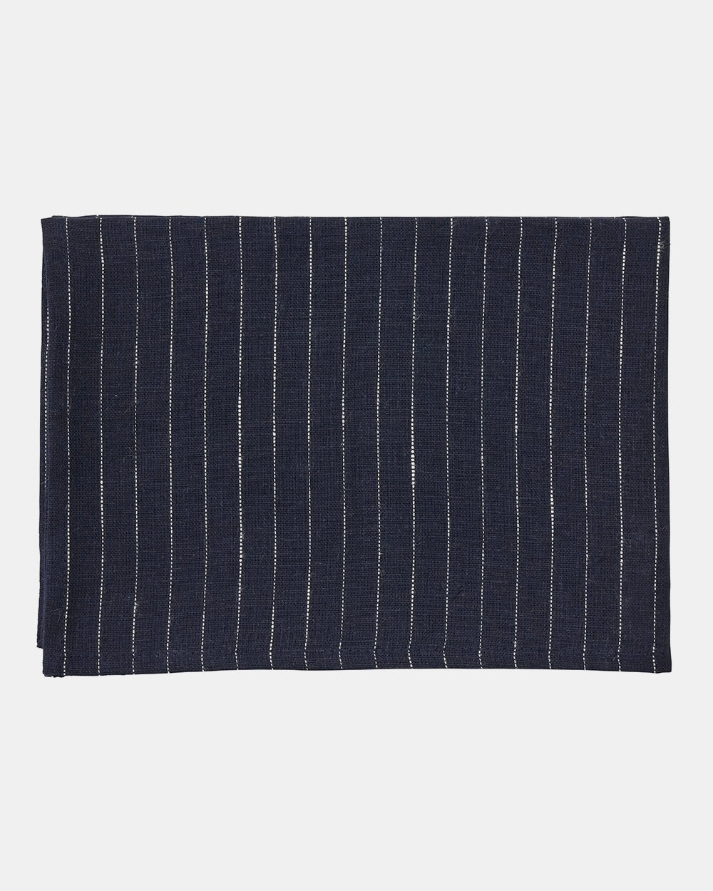 Fine Stripe Linen Kitchen Cloth | Dark Base with Light Pinstripe Multi-Purpose Towel